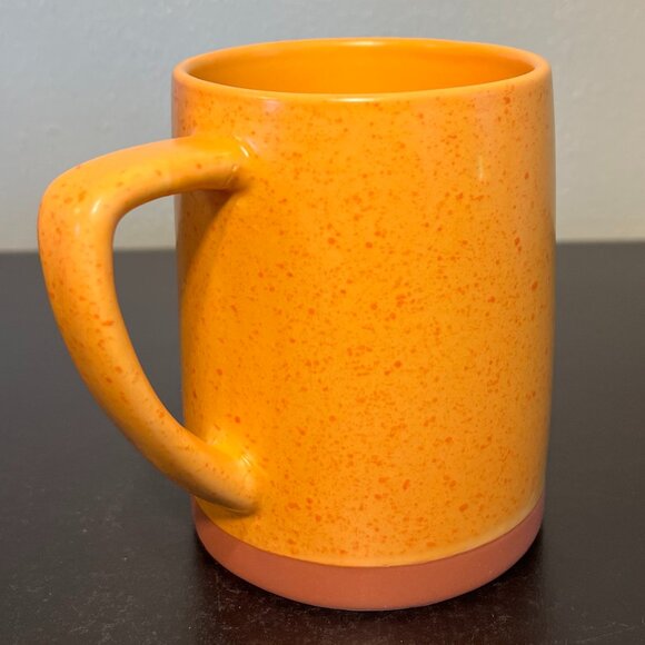 Place & Time MOSTLY THANKFUL FOR COFFEE Incised Stoneware Mug ~ Thanksgiving - Picture 2 of 8